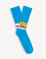 Men's Blue Socks Celio Fisofrite