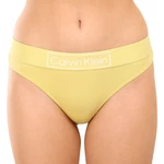 Women's thongs Calvin Klein yellow