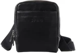 SEGALI Pánská kožená crossbody taška 2012 Black