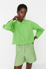 Trendyol Shirt - Green - Regular fit