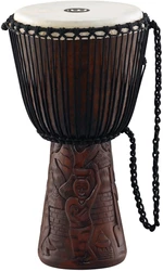 Meinl PROADJ2-L Professional African Natural/Carved Man 12" Djembe