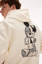 DEFACTO Oversize Fit Mickey & Minnie Licensed Printed Long Sleeve Sweatshirt