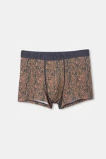 Dagi D-Men Compact Combed Hosiery Patterned Boxer