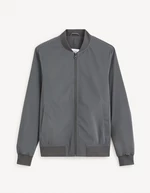 Dark grey men's bomber jacket Celio Gubluz