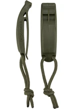 Signal Whistle Molle 2-Pack Olive