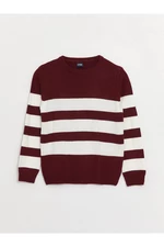 LC Waikiki Crew Neck Striped Long Sleeve Boy Knitwear Sweater