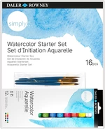 Daler Rowney Simply Set di colori ad acquerello 12 x 12 ml