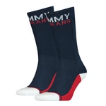 Socks - TH UNISEX TOMMY JEANS VINTAGE CUT 2P Blue