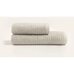 Beżowe bawełniane ręczniki zestaw 2 szt. – Foutastic