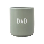 Zielony porcelanowy kubek 300 ml Dad – Design Letters