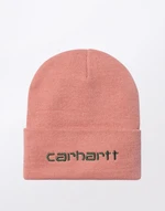 Carhartt WIP Script Beanie Dusty Rose/Sycamore Tree