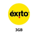 Exito 3 GB Data Mobile Top-up CO