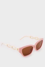 DEFACTO Women's Cat Eye Metal Sunglasses