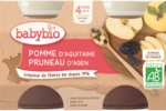 BABYBIO jablko švestka 2 x 130 g