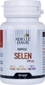 ADELLE DAVIS Selen 200mcg 60 kapslí