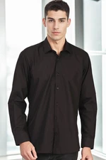 G726 DEWBERRY MEN'S SHIRT-LIGHT BLACK