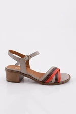 DGN 695 Women's Cross-Bound Ankle Strap Low Heel Sandals