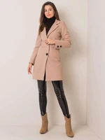 Beige elegant coat with OCH BELLA lining