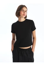 LC Waikiki LCW Crew Neck Plain Short Sleeve Women's T-Shirt