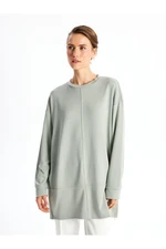 LC Waikiki Crew Neck Plain Long Sleeve Women's Tunic