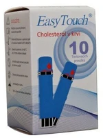 EASYTOUCH Prúžky cholesterol 10 ks