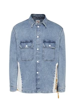 Tommy Jeans Jacket - DENIM WORKER SHIRT JACKET SMXLBC blue