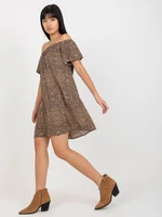 Dress-D73771R30145J-brown