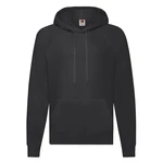 LCzarna bluza męska z kapturem Lightweight Hooded Sweat Fruit of the Loom