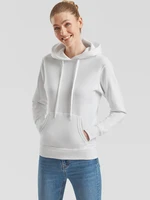 Biała bluza z kapturem Hooded Sweat Fruit of the Loom