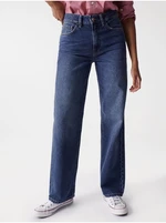 Blue women's straight fit jeans Salsa Jeans True - Women's