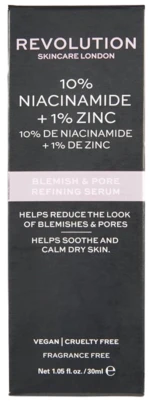 REVOLUTION Blemish and Pore Refining Serum - 10% Niacinamide + 1% Zinc sérum 30 ml