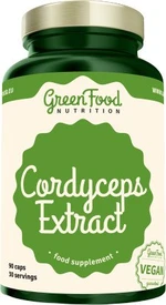 GREENFOOD NUTRITION Cordyceps extract 90 kapslí