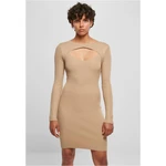 Women's dress Cut Out beige