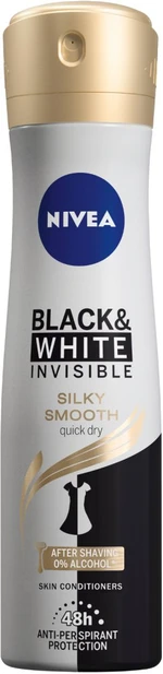 NIVEA Sprej AP B&W Silky Smooth 150 ml