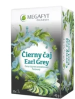 MEGAFYT Čierny čaj Earl Grey vrecúška 20 x 2 g