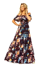 Long dress with ruffle Numoco