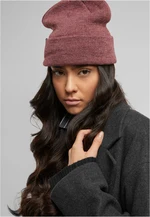 Basic Flap Beanie burgundy melange