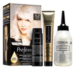 L'ORÉAL PARIS Permanentní barva na vlasy Préférence 10.21 Stockholm Velmi světlá perlová blond 174 ml