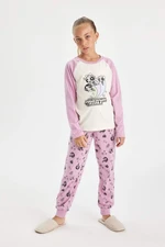 DEFACTO Girls Powerpuff Girls Long Sleeve Pajama Set