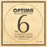 Optima NO6.GNHT No.6 24K Gold High Nylon Klasszikus nylon húrok