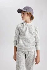 DEFACTO Boy's Hooded Sweatshirt