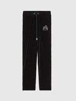 Diesel Nohavice - PCHINILLE TROUSERS čierne