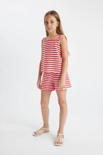 DEFACTO Girls' Striped Shorts