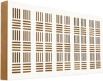 Mega Acoustic FiberPRO120 Bean White/Light Brown Panel de madera absorbente