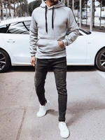 Men's hoodie light gray Dstreet