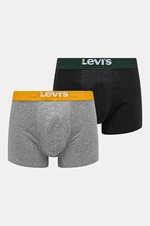 Boxerky Levi's 2-pak pánske, šedá farba, 37149-1003