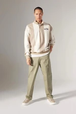 DEFACTO Gabardine Trousers Baggy Fit Straight Leg Pocket