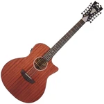 D'Angelico Premier Fulton LS Natural Mahogany Satin Guitares acoustique-électrique 12 cordes