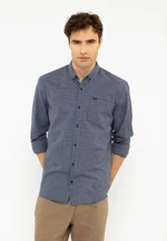 Volcano Man's Shirt K-Nels Navy Blue