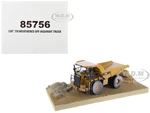 CAT Caterpillar 770 Off-Highway Truck Yellow (Weathered) with Operator "Weathered" Series 1/50 Diecast Model by Diecast Masters